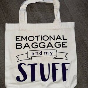 White, Emotional baggage and my stuff